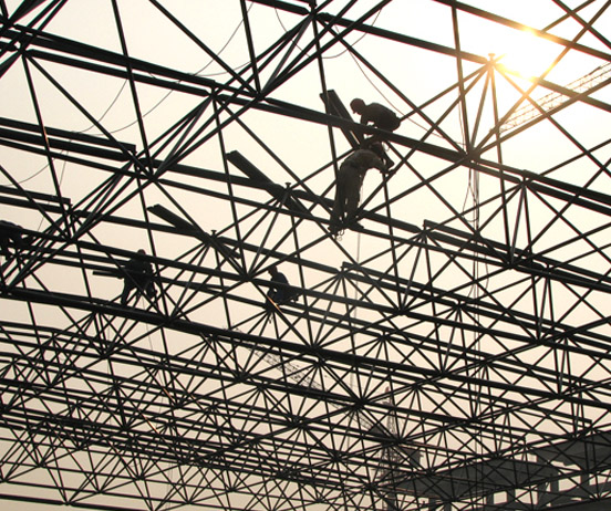 乌兰浩特厂房网架安装